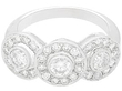 Vintage Diamond Dress Ring in White Gold