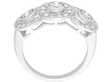 Vintage Diamond Dress Ring in White Gold