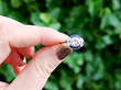 old cut diamond and sapphire ring