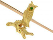 Antique Owl Brooch close up