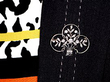 platinum diamond floral brooch wearing