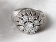 Diamond and White Gold Ring