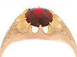Garnet and Rose Gold Ring setting