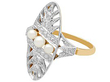 Pearl and Diamond Dress Ring for Sale
