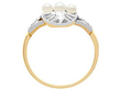 Pearl and Diamond Dress Ring for Sale