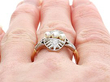 Pearl and Diamond Dress Ring for Sale Wearing