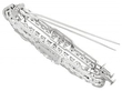 1930s diamond brooch in platinum pin open 