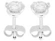 vintage diamond stud earrings 1940s