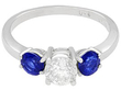 Sapphire and Diamond Trilogy Ring