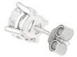 platinum and diamond stud earrings
