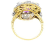 Antique Amethyst and Diamond Ring