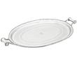 Victorian Oval Tray in Sterling Silver