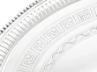 Victorian Oval Tray in Sterling Silver
