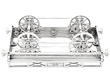Sterling Silver Carriage Centrepiece