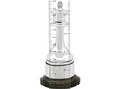 Sterling Silver Chess Ornament size