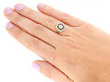 Antique Opal & Diamond Cluster Ring 
