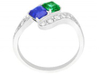 vintage gemstone twist ring