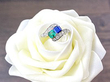 vintage gemstone twist ring