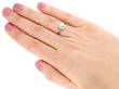wearing 1960s Diamond Cluster Ring