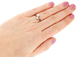 1940s Pearl and Diamond Ring Wearing