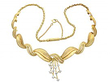 Belgium Diamond Necklace in Gold