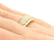 Vintage 18ct Gold Diamond Ring Wearing