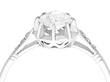 Antique French Diamond Solitaire Ring