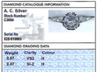 Antique French Diamond Ring grading card