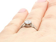 Antique French Diamond Ring Wearing Hand