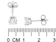 platinum and diamond stud earrings UK