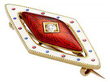 Victorian Antique Enamel Brooch