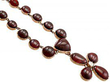 garnet jewellery set gold