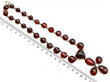 garnet pendant size