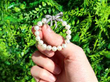 Vintage Pearl Diamond and White Gold Brooch Outside
