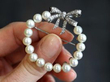 Pearl Diamond and White Gold Brooch