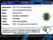 certificate for Yellow Gold Antique Sapphire Ring
