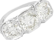 large 1930s diamond engagement ring