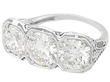 large 1930s diamond engagement ring
