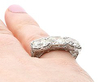 large 1930s diamond engagement ring