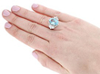 wearing Vintage Aquamarine Cocktail Ring