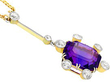 Antique Amethyst Necklace Pendant
