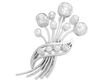 Diamond Spray Brooch