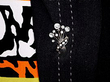  Diamond Spray Brooch wearing
