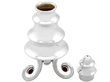 Silver Condiment Set with Gems