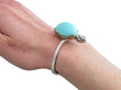Turquoise Bangle on the Wrist
