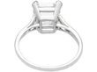 GIA Certified Diamond Engagement Ring back