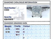 GIA Certified Diamond Engagement Ring grading card