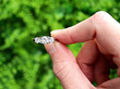 1.24 Carat Diamond Trilogy Ring Vintage outside