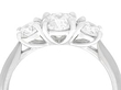 Vintage 1.24 Carat Diamond Trilogy Ring 