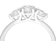 1.14 Ct Trilogy Ring